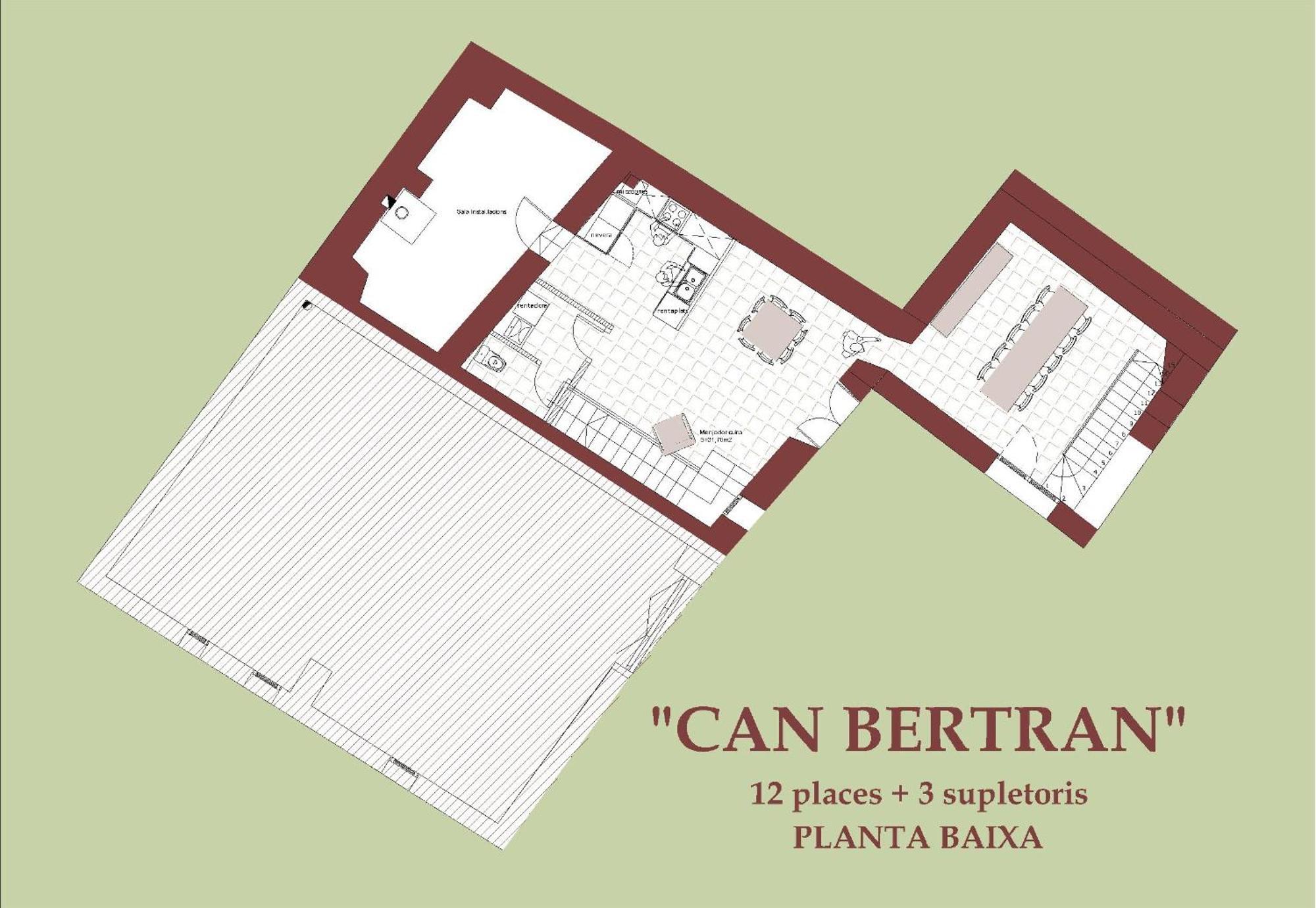 Can Bertran Fornells de la Muntanya Luaran gambar